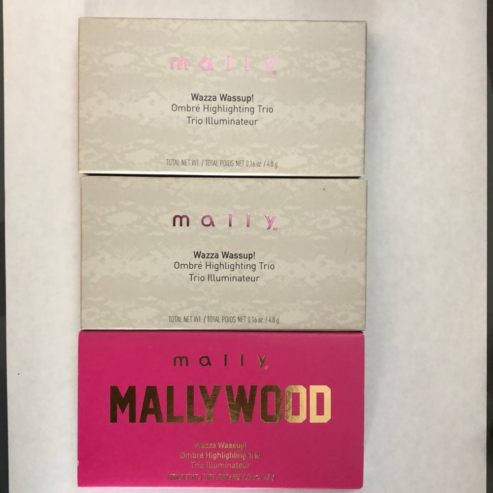 Mally Wazza Wassup Trio Highlighter lot of 3 new in box